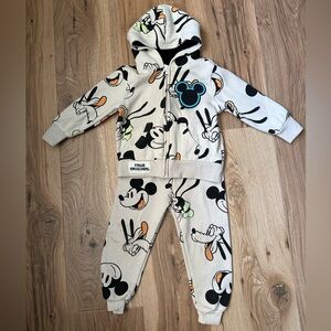 Mickey Mouse & Friends Sweat Suit  Size 3T